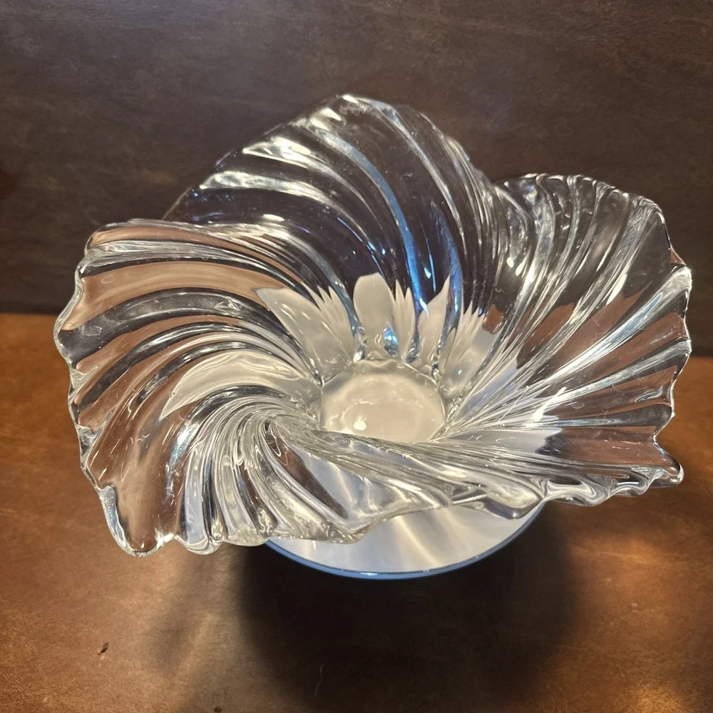 Mikasa Belle Epoque Crystal Centerpiece Bowl 12.5